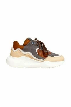 DWRS DUNDEE - Sneakers | Elefante / Cognac Beige