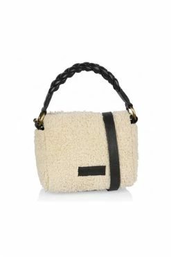 DWRS Handtassen DWARS MOLISE TEDDY ECRU Beige