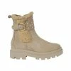 DWRS Enkellaarsjes ALASKA - Bikerboots Beige