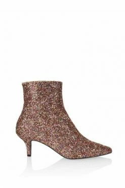 DWRS LUGO - Enkellaarsjes | Nude Pink