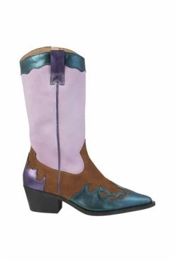 DWRS Laarzen Puglia Western Boots Purple