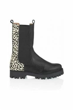 DWRS Enkellaarsjes BOCHUM - Bikerboots Chelsea Black