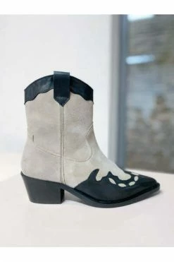 DWRS Cowboylaarzen BARI - Westernboots Beige