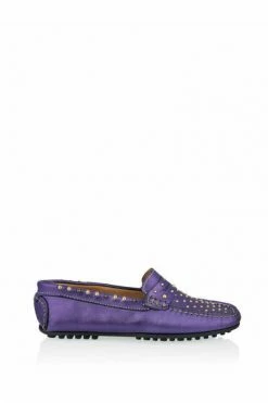 DWRS Loafers PARIS STUD - Moccasins | Purple Purple