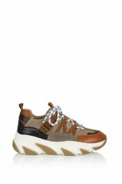 DWRS SANTA MONICA - Sneakers | Black / Cognac Brown