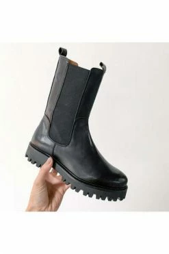 DWRS Laarzen BOCHUM - Bikerboots Chelsea Black