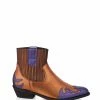 DWRS Cowboylaarzen AUSTIN - Western Enkellaarsjes | Purple / Brown Brown -DWRS Verkoop a81ac5610973698f09da66a7a82f84a7