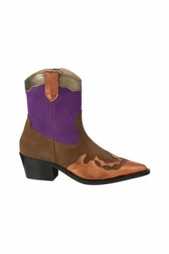DWRS Cowboylaarzen Bari Western Boots Purple