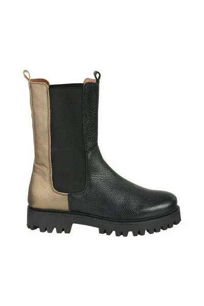 DWRS Chelseaboots Biker Boots Black 4 DWRS Chelseaboots Biker Boots Black - Afbeelding 2