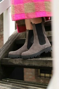 DWRS Laarzen BOCHUM - Bikerboots Chelsea Brown