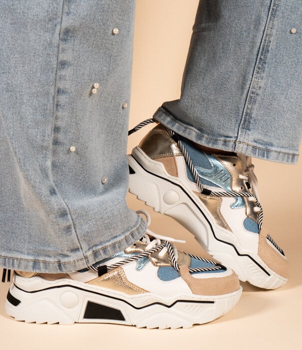 DWRS Verkoop 47 DWRS Verkoop -DWRS Verkoop dwrs dwrs jupiter denim sneakers champagne jeans